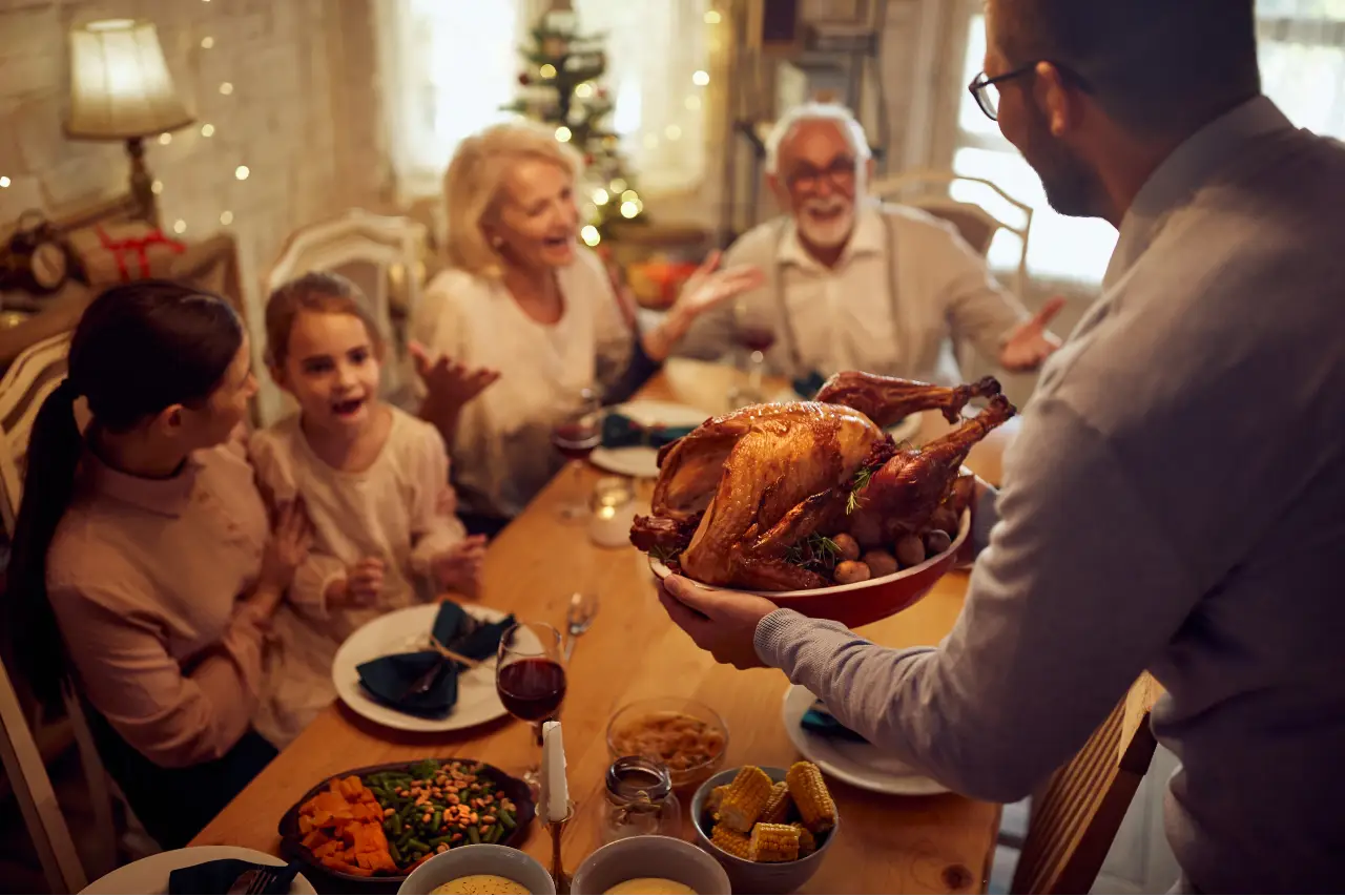 Día de Acción de Gracias en familia