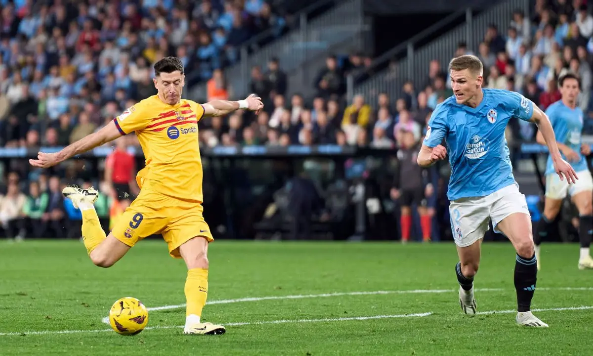 El Barcelona vence al Celta de Vigo 2-1 | Lewandoski se destaca una vez más | Qué Onda