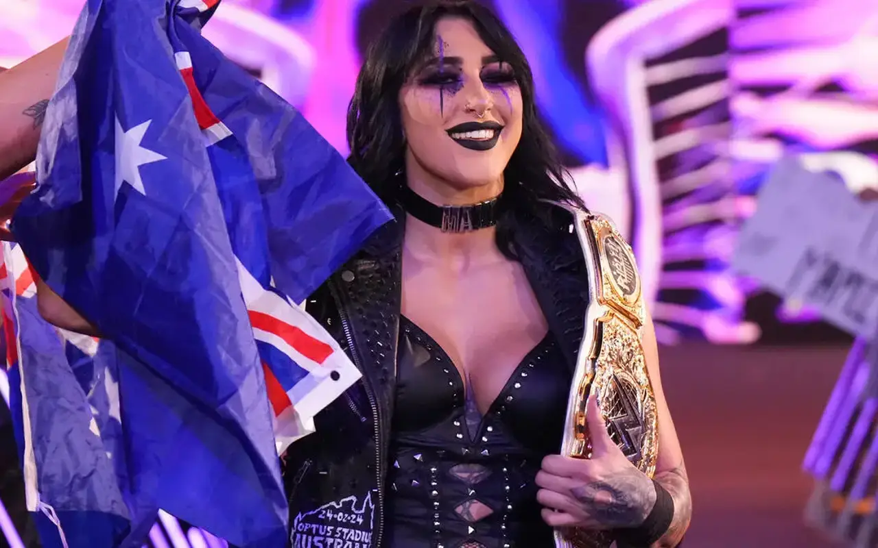 Rhea Ripley: Dominando el cuadrilátero con ferocidad.